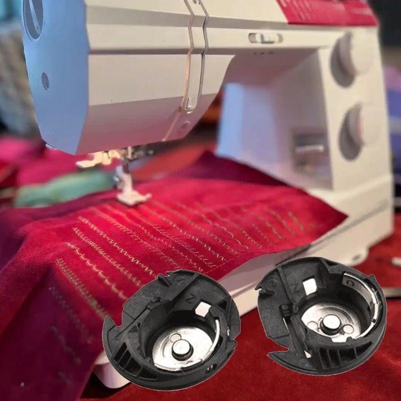 2PcsโลหะBobbinสำหรับHomeเย็บโครงการและProfessional Tailorsเครื่องเย็บผ้าในครัวเรือนเปลี่ยนBobbin Dropship