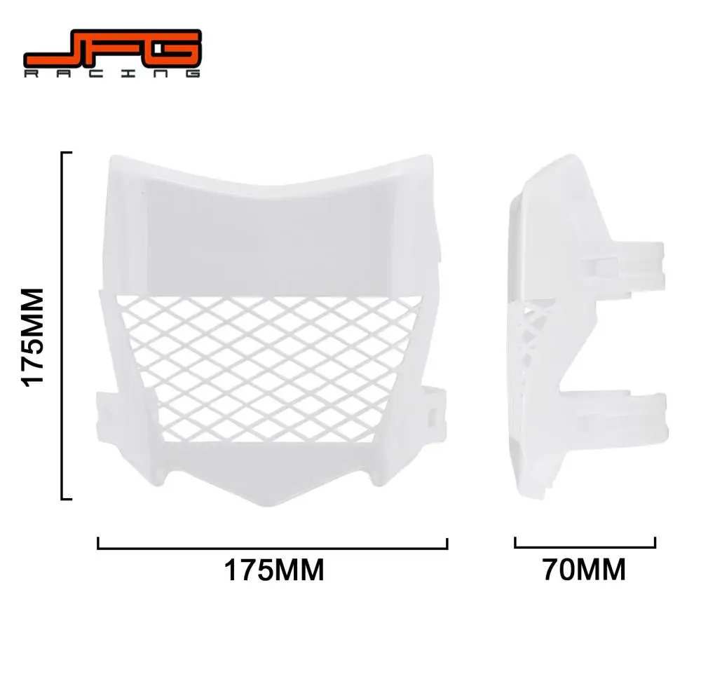 Front Number License Plate For Surron Lightbee S/X Motorcycle Accessories For Ridstar Q20 Yozma IN10 Eride Rro TST Dirt E-Bike