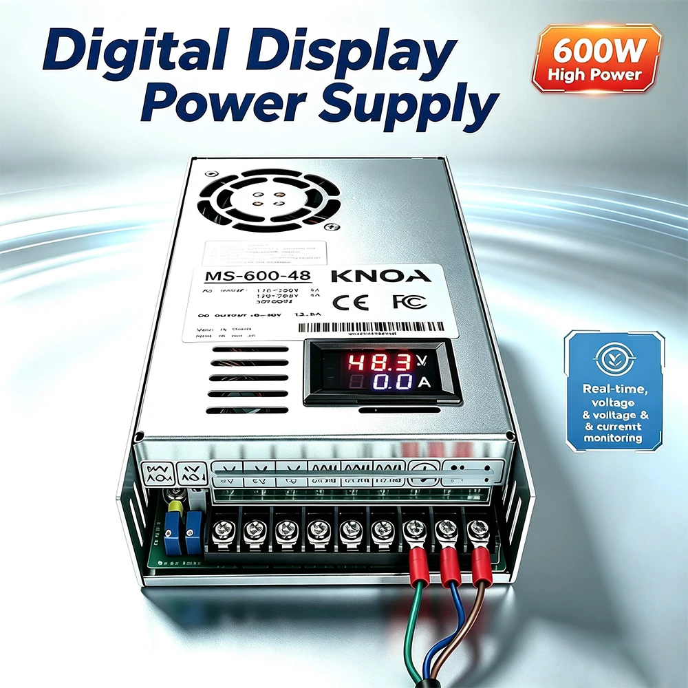600W Power Supply Transformer AC110V 220V To DC 12V 13.8V 24V 30V 36V 48V 60V 72V 90V 150V 200V Adjustable Digital Power Supply