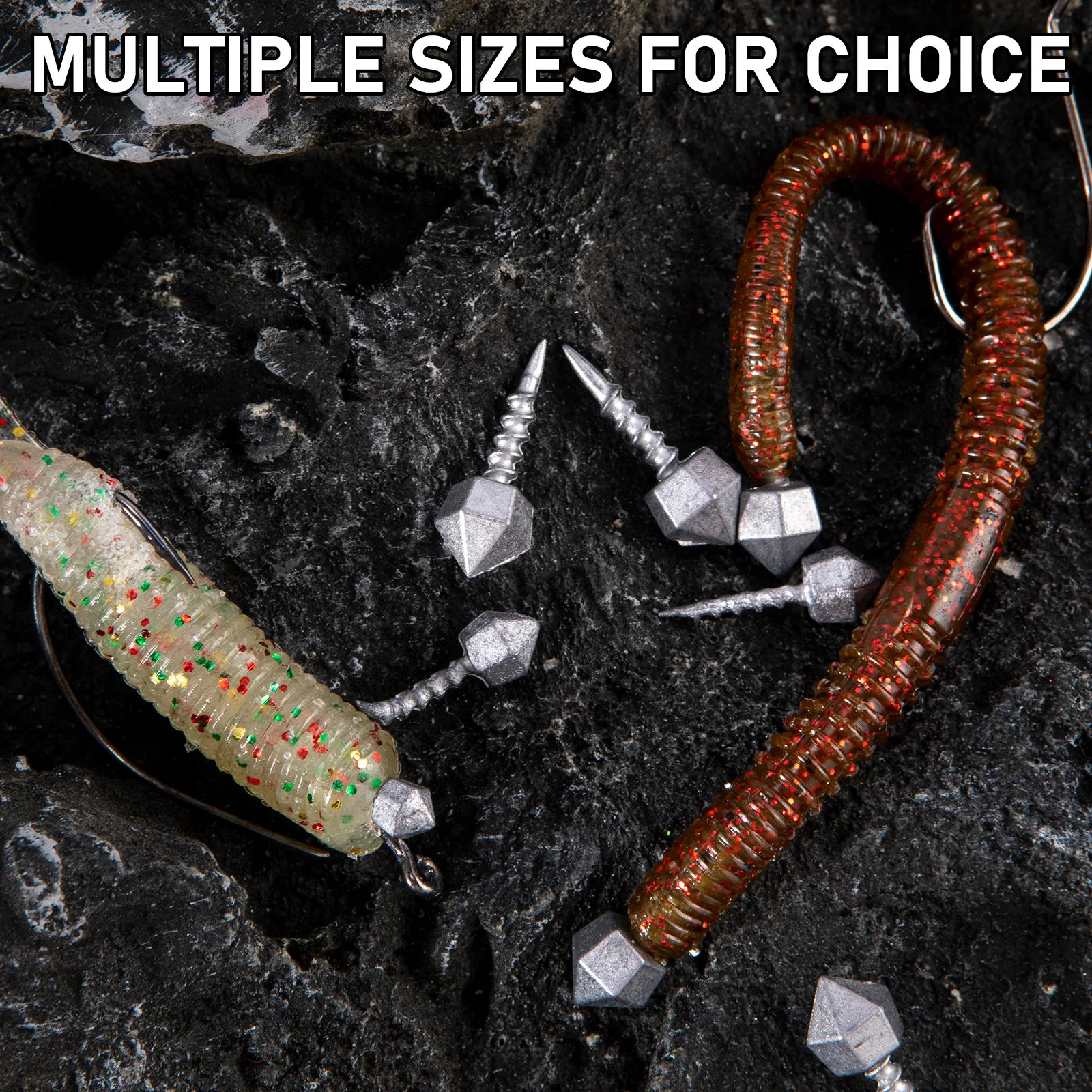 10pcs Fishing Insert Weight Sinker 1g 1.75g 3g for Soft Lure Worm Bait Down Shot Rig Neko Wacky Rig Nail Weight Sinker view 6