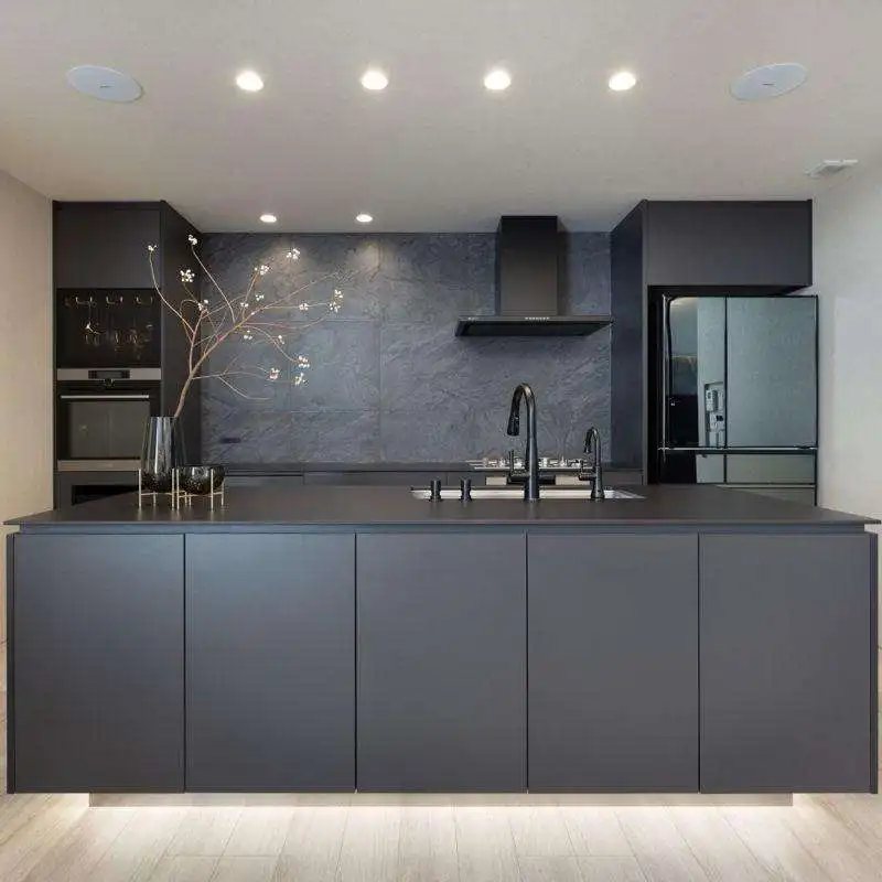 

Modern Kitchen Modular Island Cabinet Custom Luxury Kitchen Cabinets