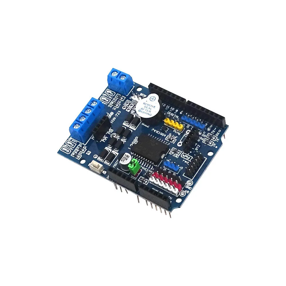 L298P PWM Speed Controller Dual High-Power H-bridge Driver ,Bluetooth Interface, L298P Motor Shield Board for Arduino