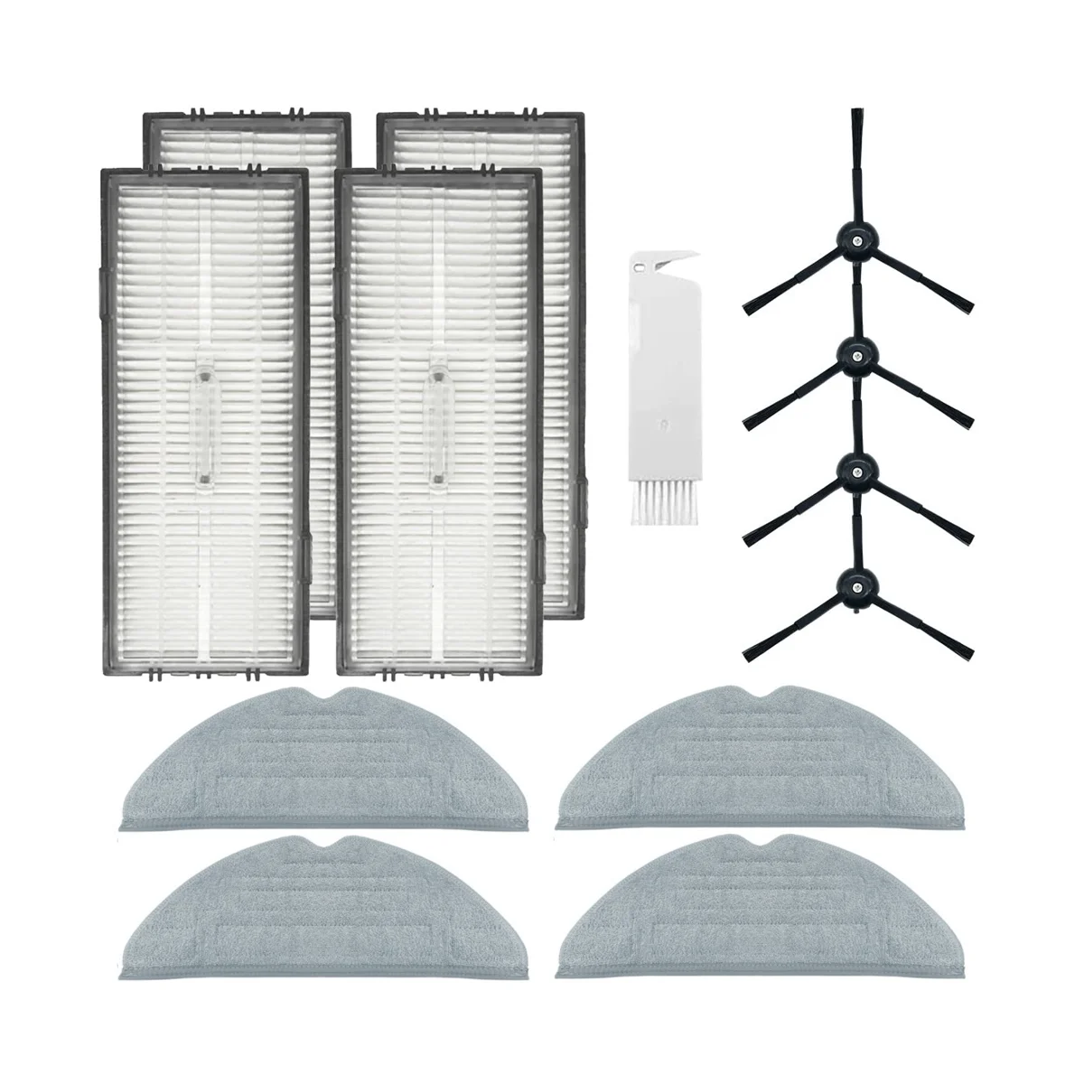 Vacuum Accessories for S8/S8 + S8 Pro G20 Replacement Set Hepa Filters Reusable Hard Floor Cloth