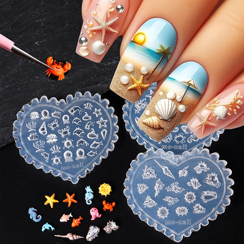 1-teilige 3D-Silikon-Nagelschn – Art Craft Jellyfish Bewertung und Preis