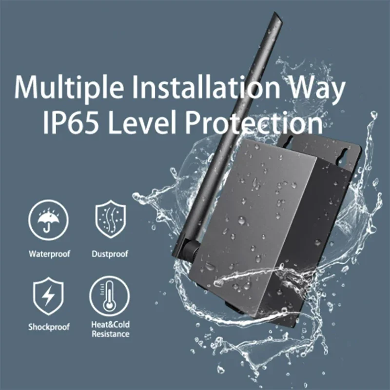 

Outdoor Wireless 4G LTE 300Mbps WiFi Router With Sim Card Slot Waterproof Wireless CPE RJ45 Port Supply Power for IP Camera