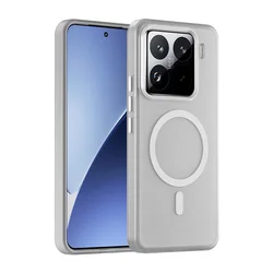 Matte touch magnetic phone case with a skin friendly feel For Xiaomi 15 15 Pro 5G Shockproof Soft TPU Back Cover