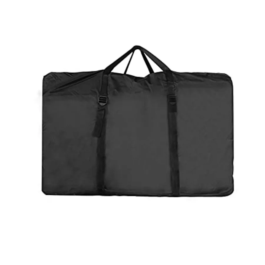 

600D Oxford Fabric Large Outside Chair Storage Bag, Black, 43.3 x 29.13 x11.02 inches, Zipper Closure, Portable, Durable, Ideal