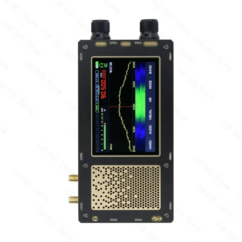 1.10D 50KHz-2GHz SDR Receiver Radio DSP SDR Receiver with Code Support Two Antenna