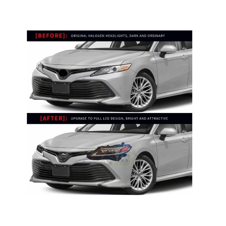 High Performance 2019 Camry LED Upgrade Modified Headlight Assembly Front Light Head Lamp for  USA 2018 2019 2020