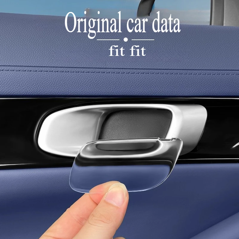 

Для Geely Galaxy E5 внутренняя ручка двери клей защитная наклейка дверная ручка внутренняя защита декоративные принадлежности для салона автомобиля