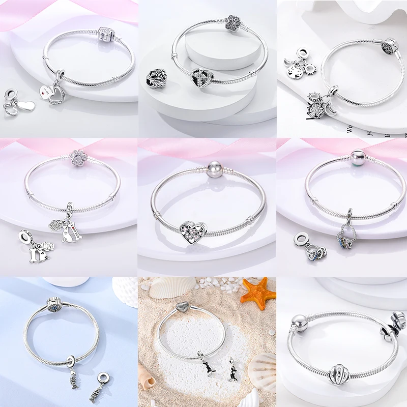 3-teiliges Charm-Perlen-Set, bunte Emaille-Tier-, Blumen- und Herz-Anhängerperlen für DIY-Armband, Halskette, Schmuckherstellung, Geschenk für Frauen und Mädchen – Detail 5