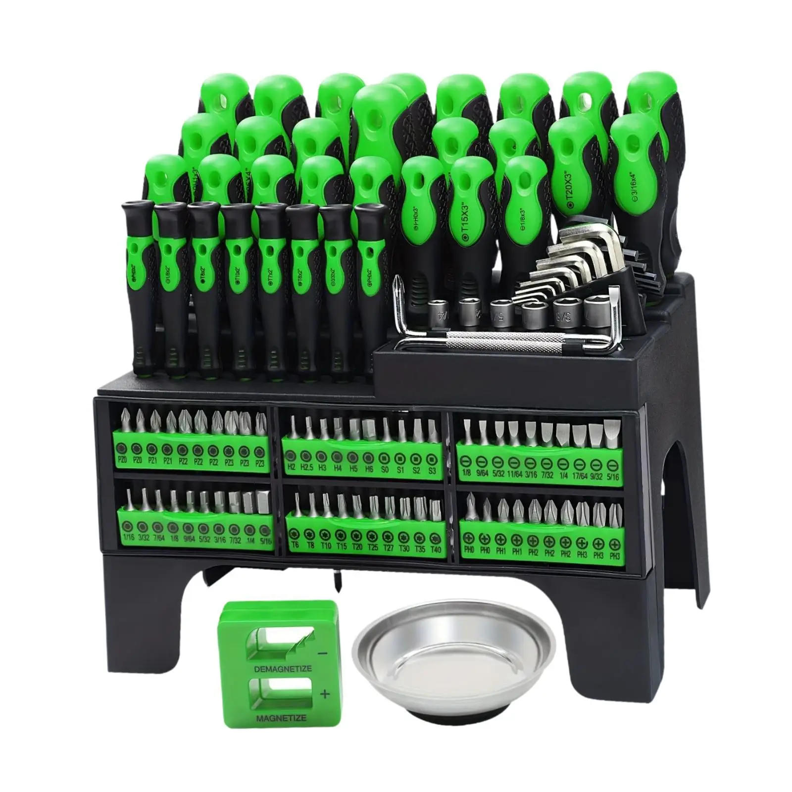 118x Magnetic Screwdriver Set Gifts Versatile Ergonomic Magnetizer Demagnetizer DIY Tools for Electronics Products Maintenance