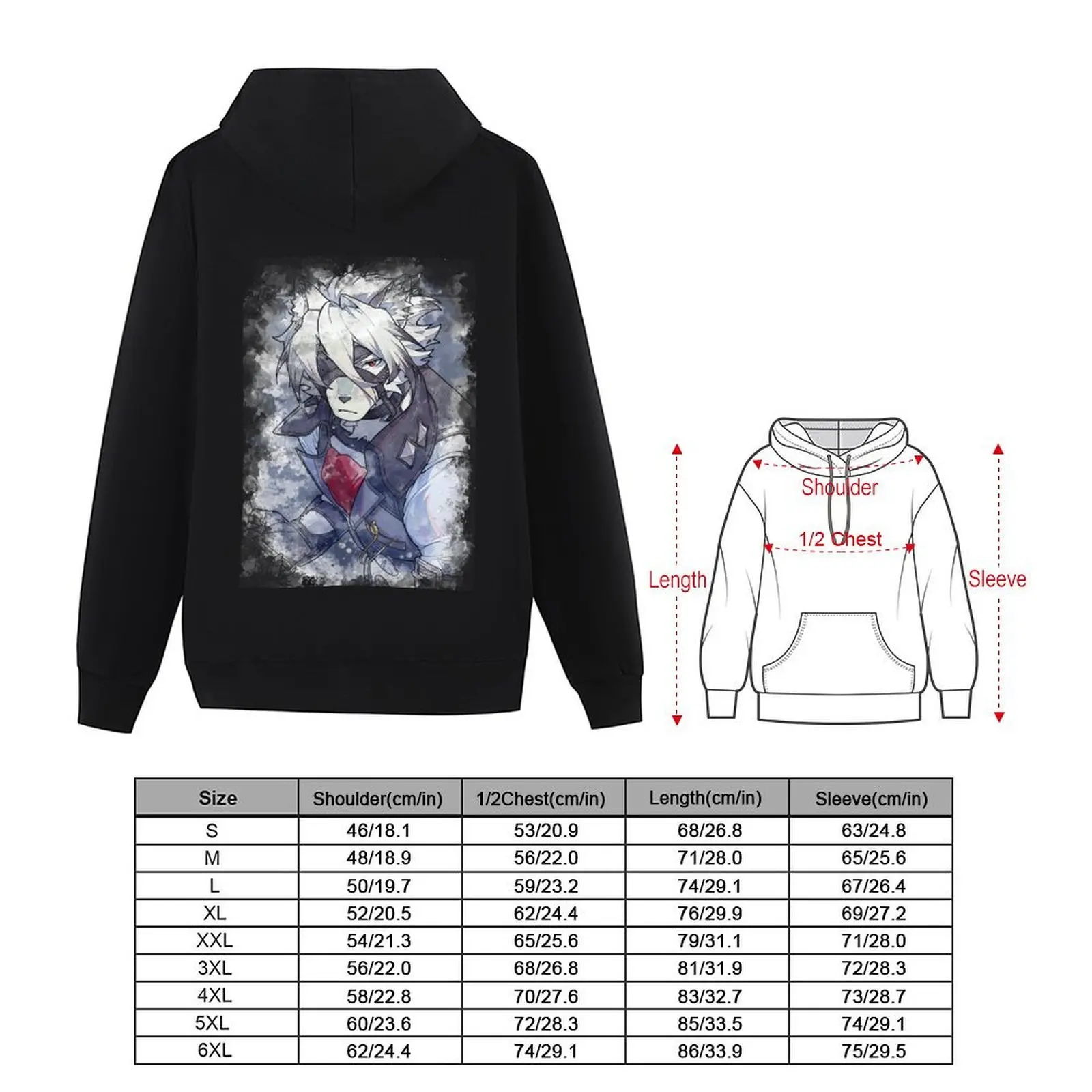 فون ليكون المائية هوديي مقنعين قميص الرجال ملابس الرجال سترة الشتاء الخريف هوديي #5