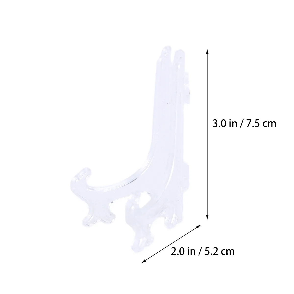 12Pcs Space-Saving Foldable Display Easel Stand Ideal for Plates Artwork Photos Magazines Books Home Business Showroom Decor