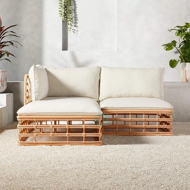 

Modern Advanced Outdoor Sofas Party Banquet Rattan Personality Accent Garden Sofas Recliner Chair Furniture Gartenstuhl Lshysf