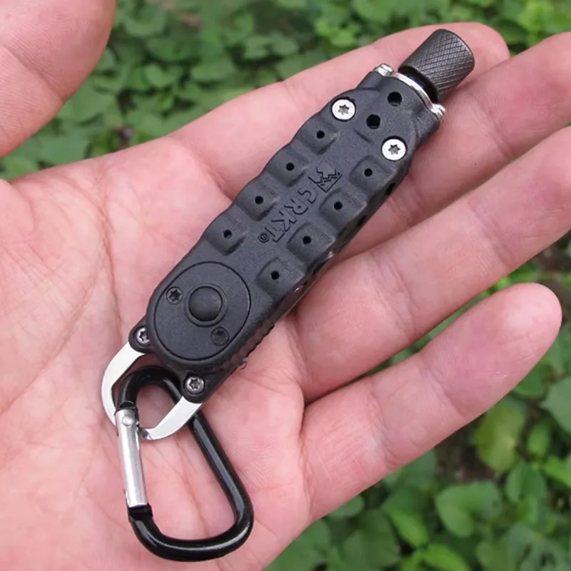 Wielofunkcyjne przenośne narzędzie do naprawy stali Mini codzienny brelok EDC w kształcie śrubokręta narzędzie do naprawy diod LED brelok