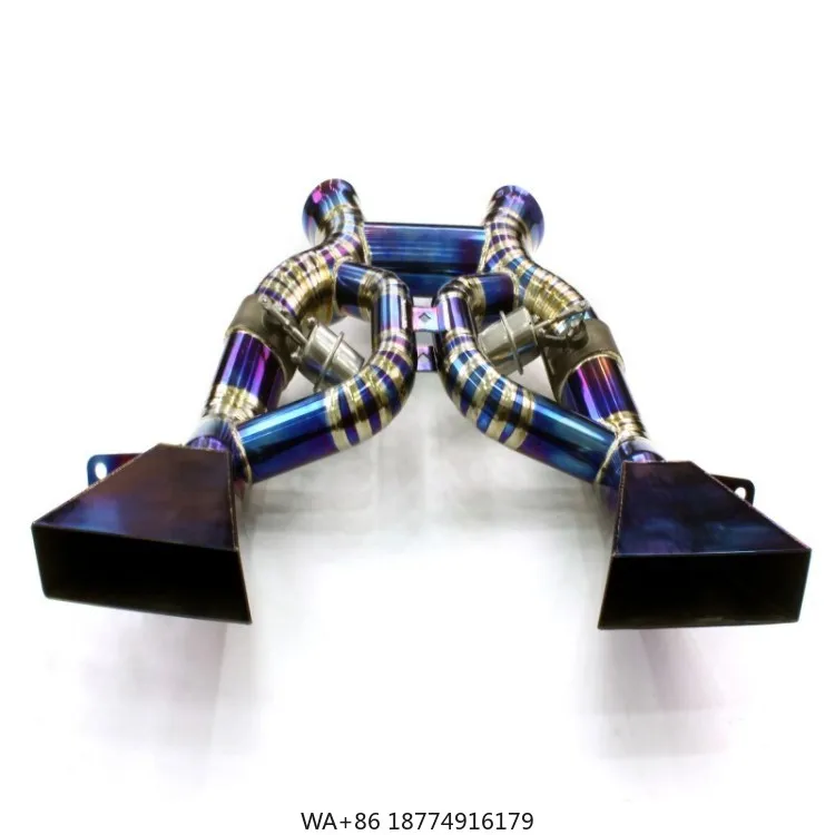 

Полная выхлопная система новой конструкции, титановая выхлопная система Catback для 650 и Mp4-12c