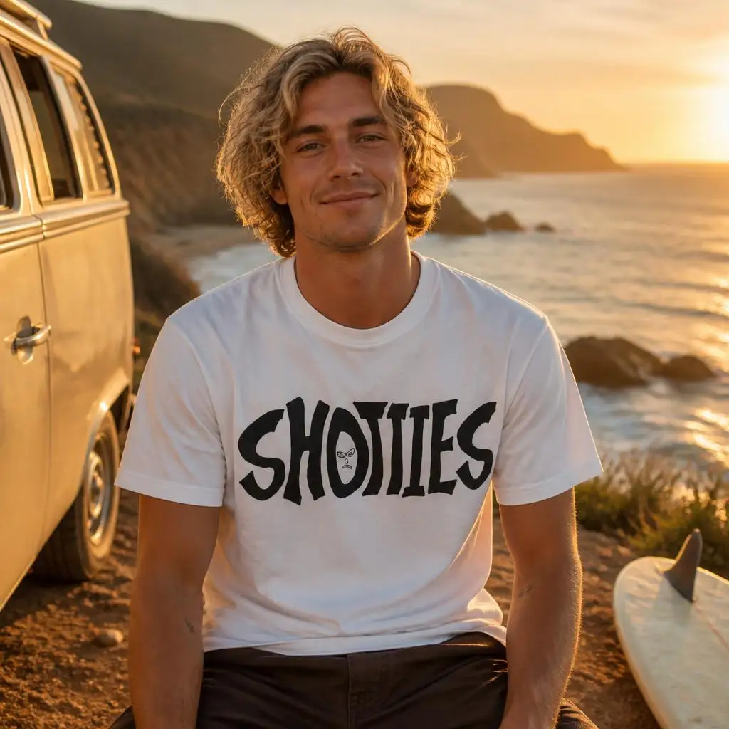 Lngshots Shotties Herren T-Shirt 100% Baumwolle Kleidung Lustiges Kurzarm-T-Shirt Geschenk T-Shirts – Detail 4