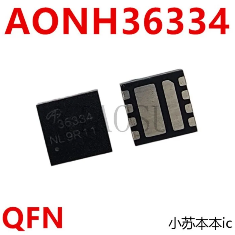 (5-10piece)100% New AONH36334 AON36334 Silkscreen 36334 N Channel 30V 16A 8.3 QFN8 Chipset