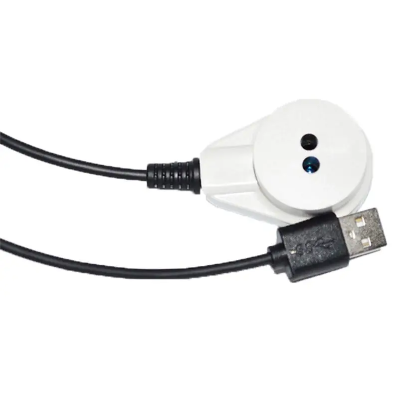 

USB-адаптер BAAE для оптического интерфейса IRDA (ИК-диапазон ближнего инфракрасного диапазона) с магнитным креплением, прозрачный кабель для передачи данных для считывания показаний счетчиков