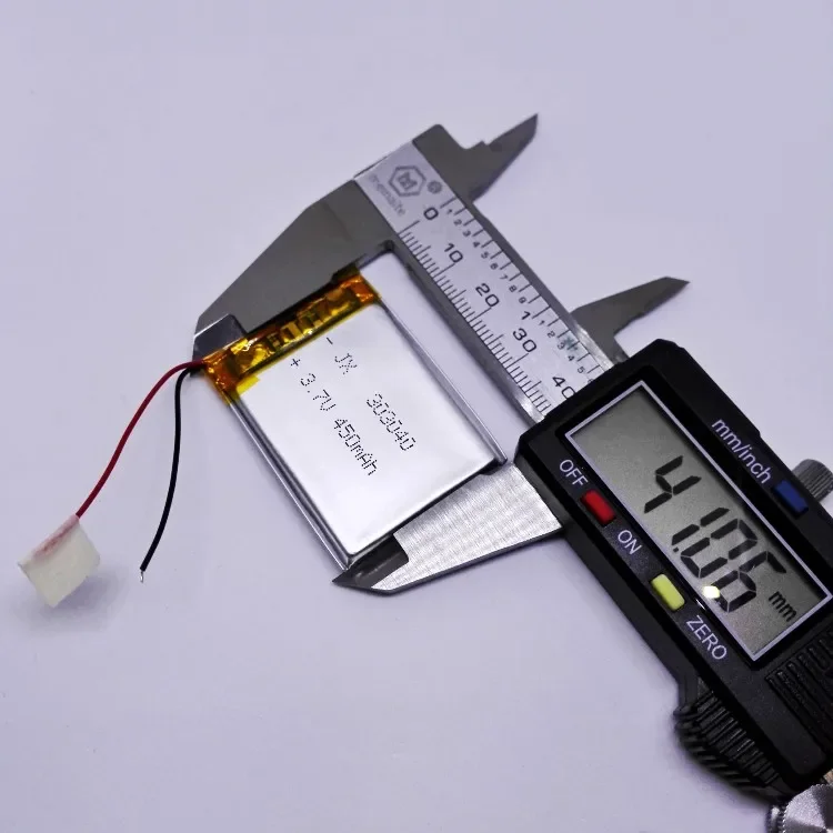 Встроенный аккумулятор регистратора вождения 303040   Полимерная литиевая батарея 3,7 В, шагомер, зарядка большой емкости, общий