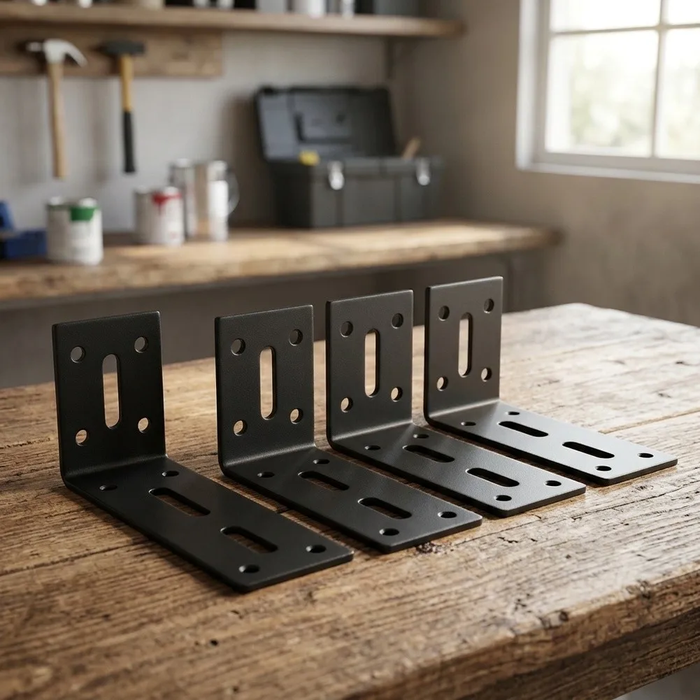 Load-bearing Bracket Right Angle Bracket Home Renovation 6 Pieces Included 6 Piece Stainless Steel Brackets Set Bracket Support