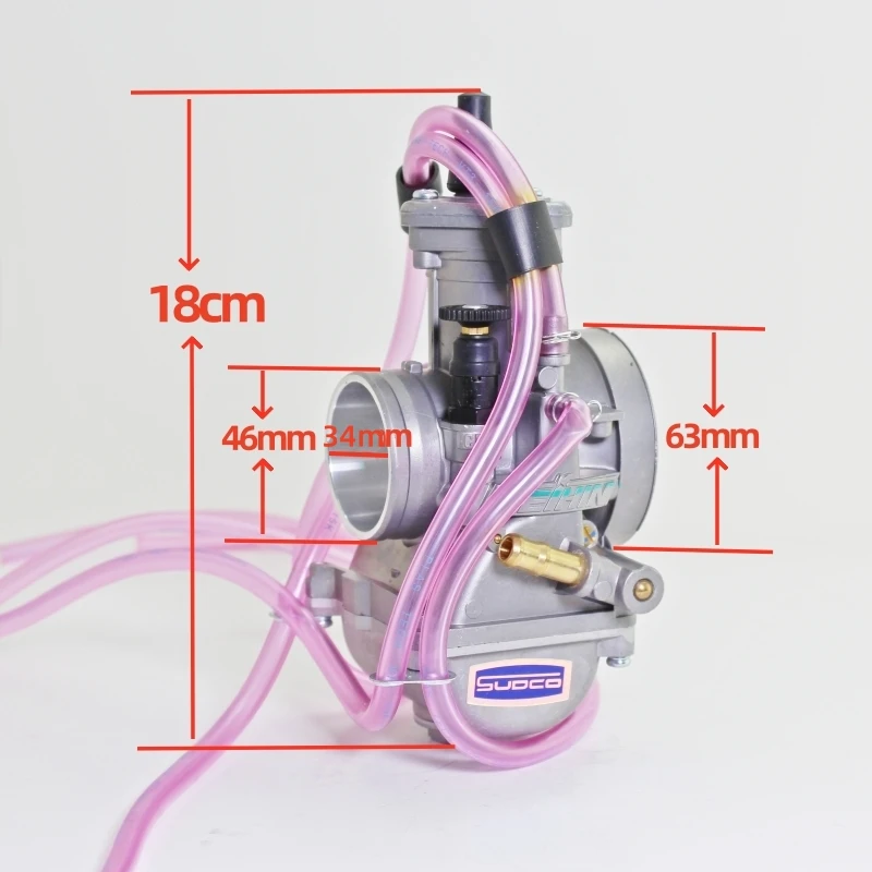 دراجة نارية المكربن PWM34-42mm ATV نظام وقود دراجة نارية سبائك الألومنيوم شقة الشريحة ذكي SC2 TMX المكربن