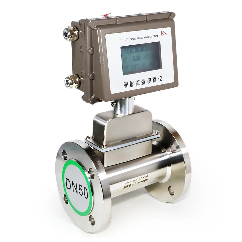 

Digital Flow Meter Methane Gas Air Turbine Flowmeter