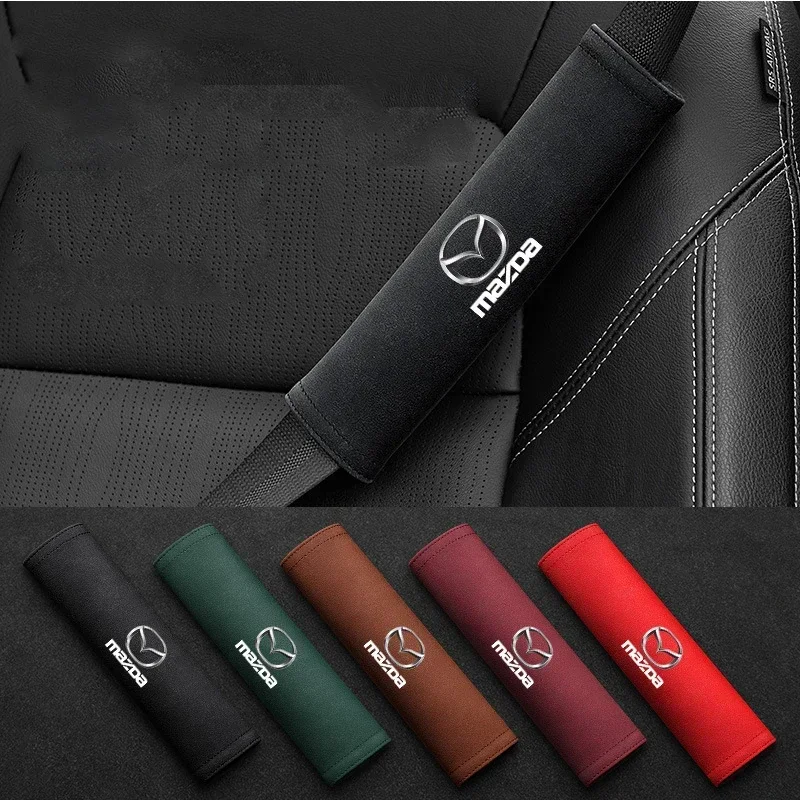 

Car Seat Belt Shoulder Sleeve Safety Pad Cover for Mazda Mazda3 Mazda6 CX3 CX5 Atenza 3 Axela 2 MX5 6 CX7 RX7 626 CX30 SKYACTIV