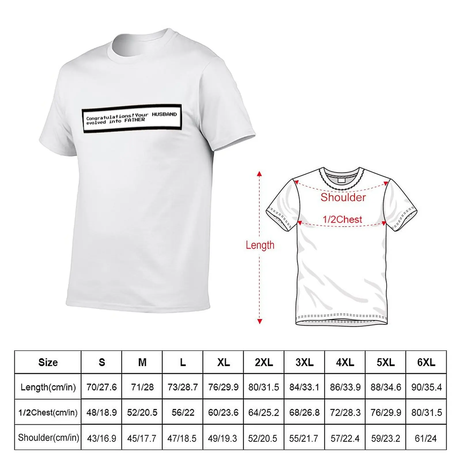 Video Game Funny Husband Evolution Family Matching T-Shirt Halloween Casual T-Shirt