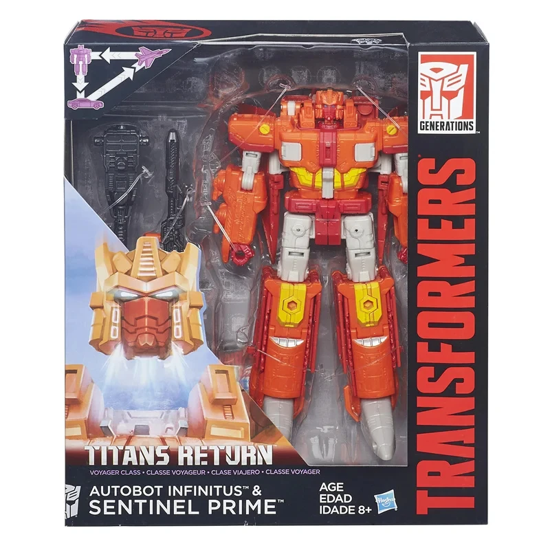 Hasbro Transformers Titans Return Generations Voyager Sentinel Prime Action Figure Model Toy Gift Transforming Toys New in Stock