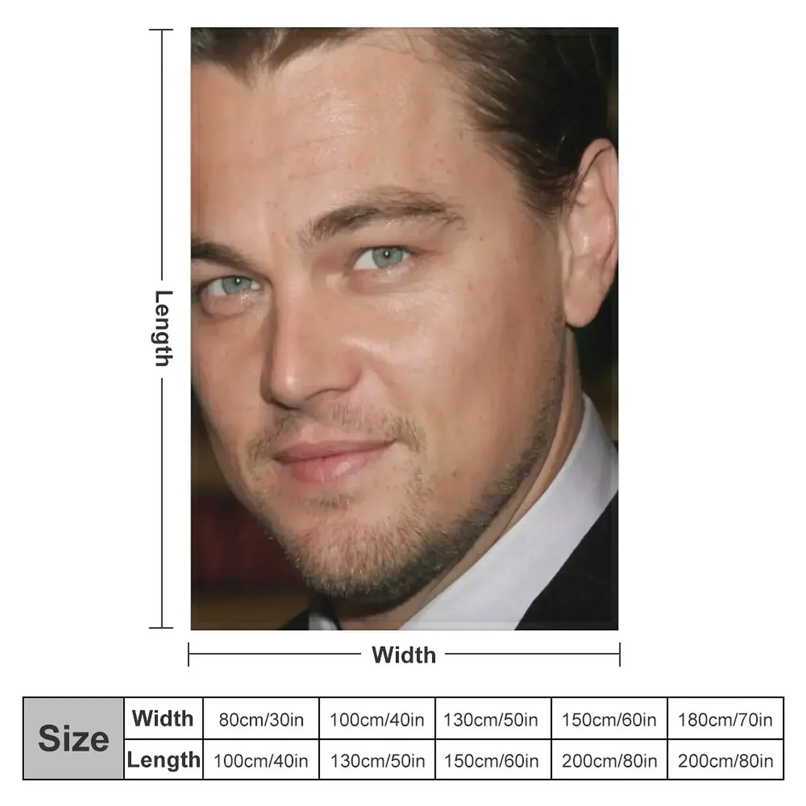 leonardo dicaprio Throw Blanket Sofas cosplay anime Vintage Blankets