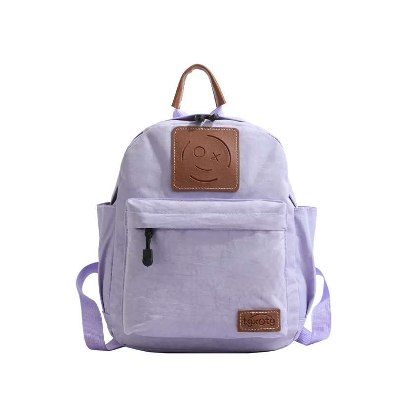 Children Backpack Canvas Bags Solid Mother Kids Bags for Girl Toddler Backpacks Travel Bag School Bags Mother Backpacks Mochila