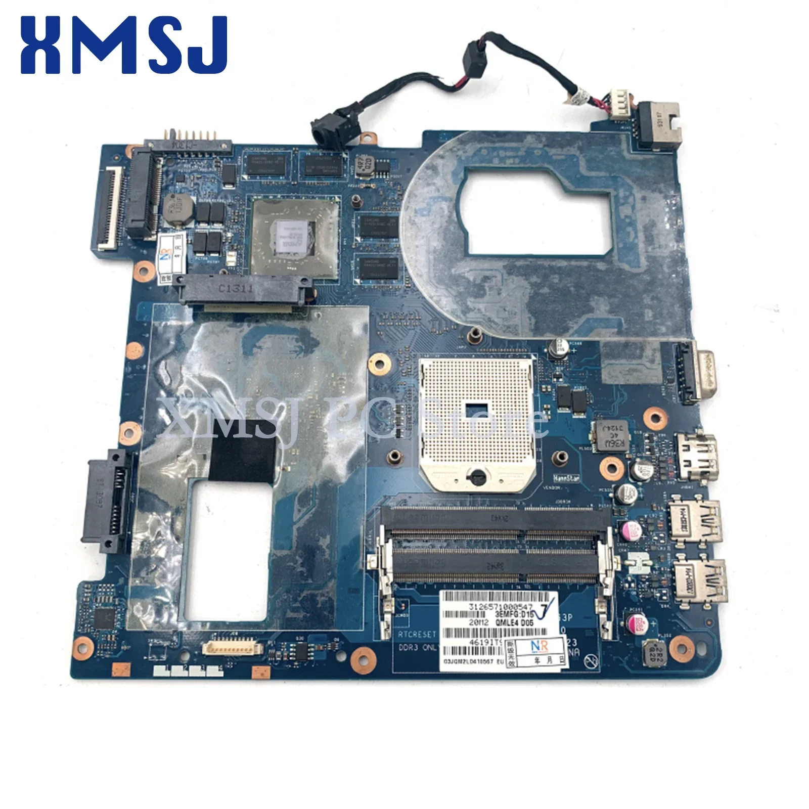 Imagem -02 - Placa-mãe Portátil Xmsj para Samsung Soquete Fs1 Gpu hd 7600m Np355 Np355c4c Np355v5c La8863p Qmle4 Ba5903567a Ba59-03567b