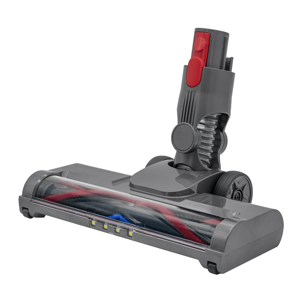 EAS-Per aspirapolvere Dyson V15 V8 V7 V10 V11, attacco per pavimenti in legno, testina a rullo morbido con luce a LED