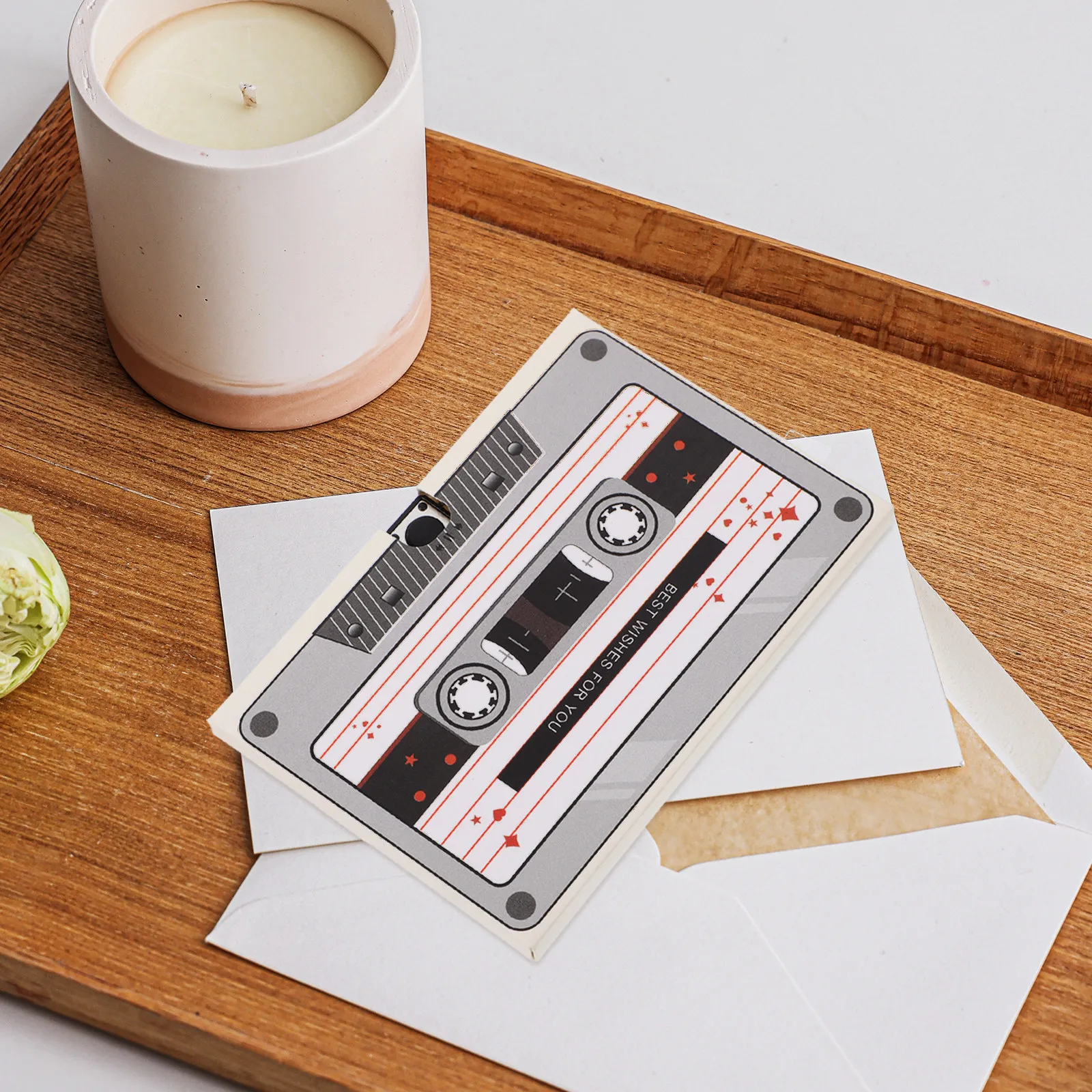 

Музыкальная поздравительная открытка на день рождения с функцией записи звука, подарочная открытка с изысканным узором