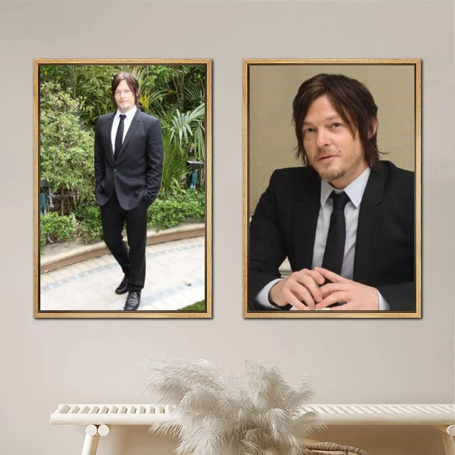 Norman reedus Poster Painting 24x36 Wall Art Canvas Posters room decor Modern Family bedroom Decoration Art wall decor