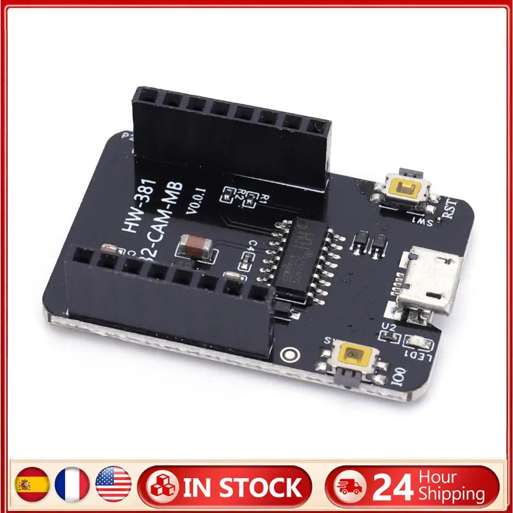 

Плата адаптера для программирования ESP32-CAM-MB CH340, плата разработки последовательного порта USB, WIFI + Bluetooth, совместимая с модулем ESP32-CAM