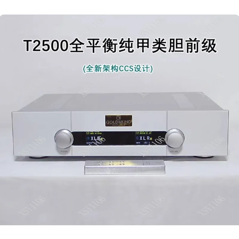 AMXEKR Goldmund Telos T2500 Pure Class a Tube Preamplifier Fully Balanced Remote HiFi Flagship Audio Equipment