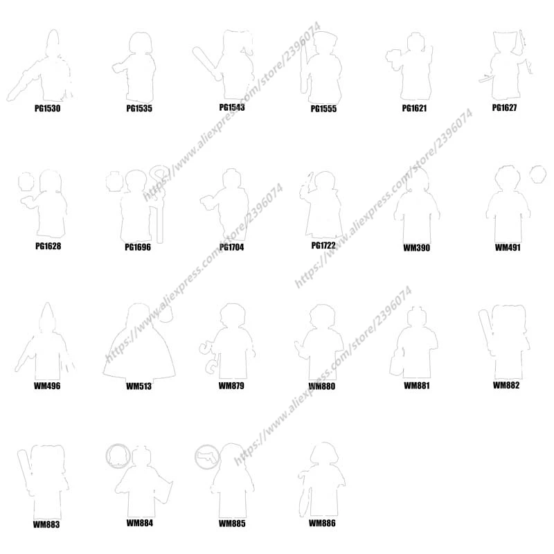 

models Action Figures Building Blocks for children Series-019 Educational Toys
