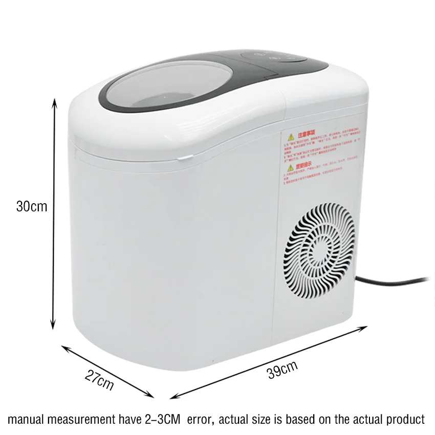 Machine à glaçons automatique commerciale, glaçon électrique portable domestique, machine exécutive, 15 kg, 18kg, 24h pour lait, teamilk, café, 220V