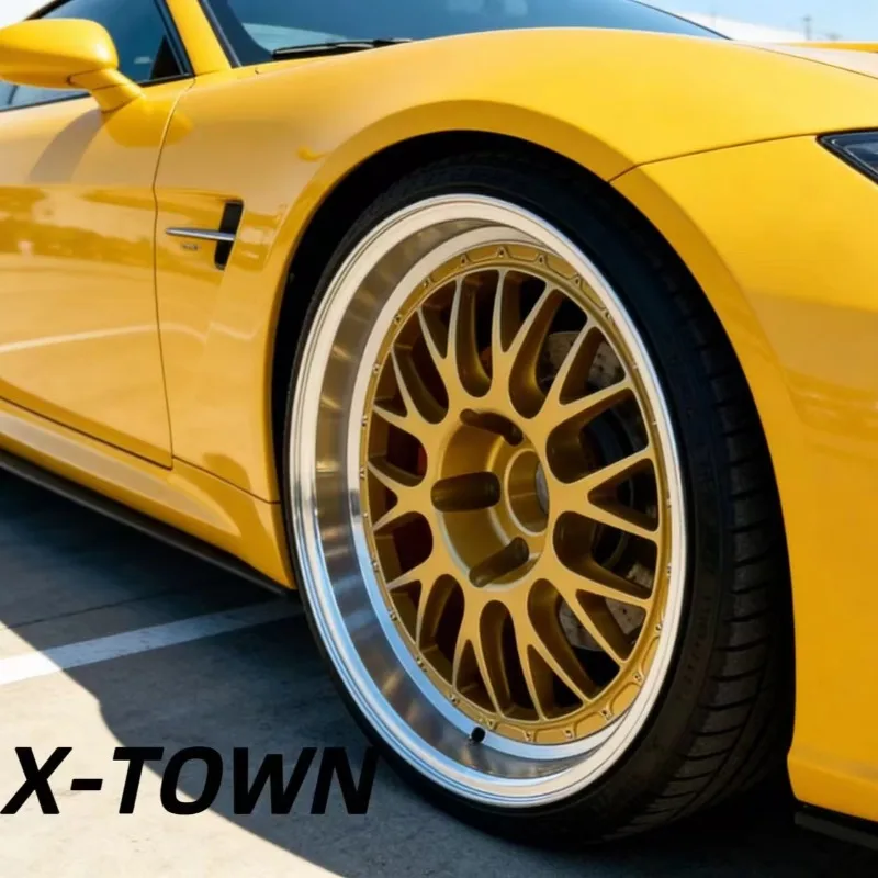 26 style 18 19 20 21 22 24inch 18x10J/19x10.5J 5X100 5X120 5X114.3 Golden Polish Forged Wheel For Subaru For Ford GTR