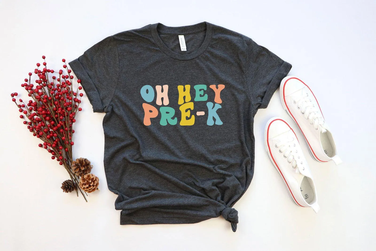 مرحبا رياض الأطفال تي شيرت أوه يا ما قبل K العودة إلى المدرسة للمعلمين في اليوم الأول من #1