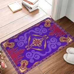 Aladdin Door Mat Home Living Room Carpet Soft Flannel Kitchen Balcony Long Rugs Bathroom Non-slip Floor Mat Retro Decoration