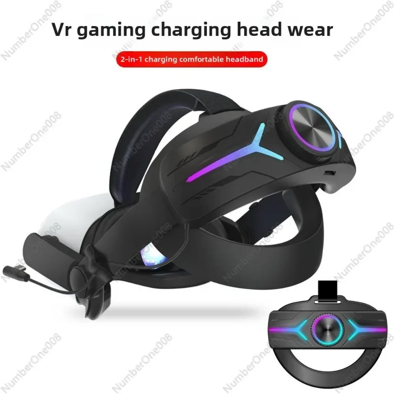 

Подходит для зарядного ремешка Quest 2. Встроенный аккумулятор емкостью 8000 мАч, время работы от аккумулятора до трех часов.