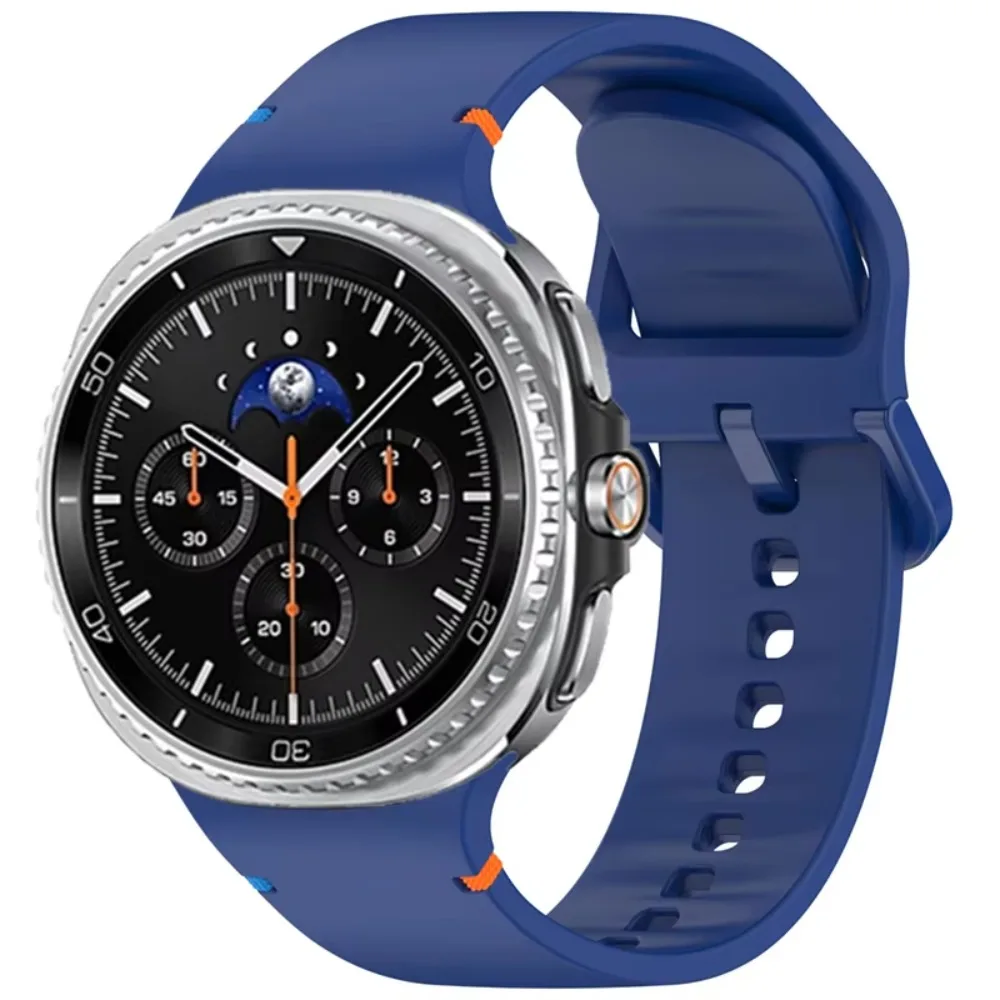 1:1 الفرقة الرسمية سيليكون لساعة سامسونج جالاكسي 8 حزام 40 مللي متر 44 مللي متر سوار مريح معصمه جالاكسي ساعة 8 الكلاسيكية 46 مللي متر #2