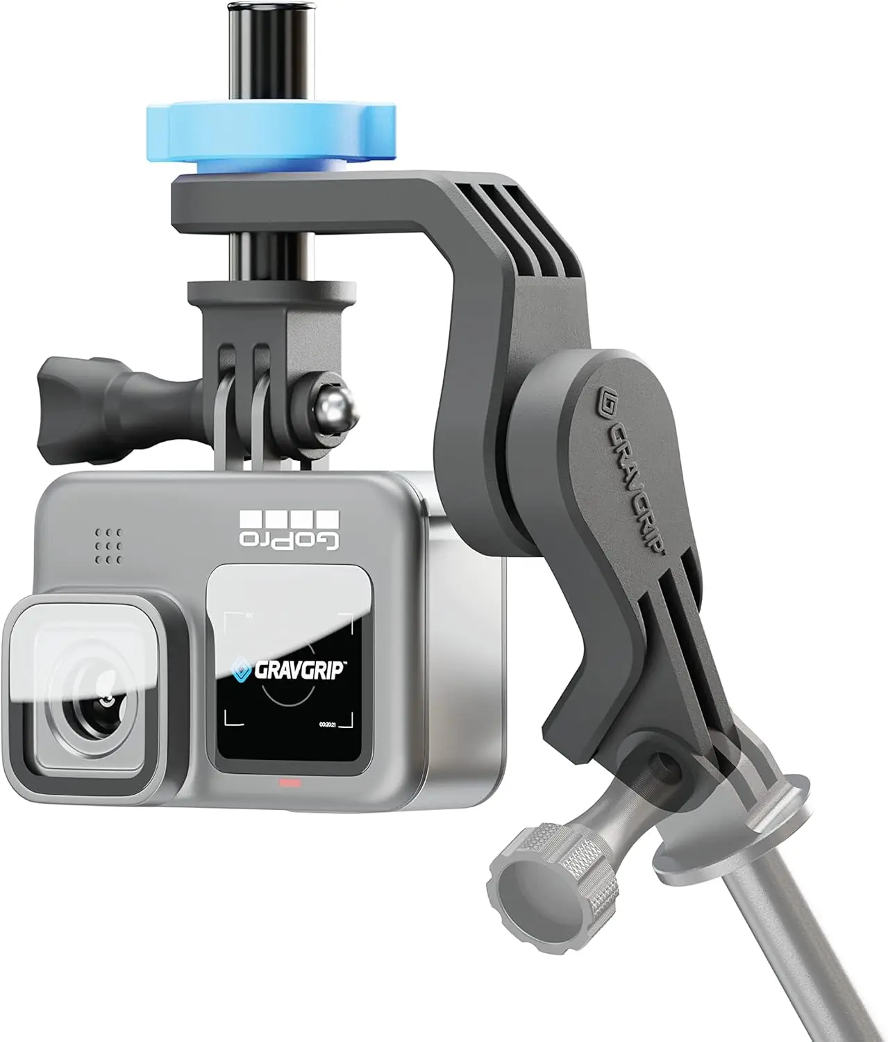 V2 Hydraulic Leveling Mount for Action Cameras - Pocket-Sized Gimbal, Waterproof, No Batteries Needed