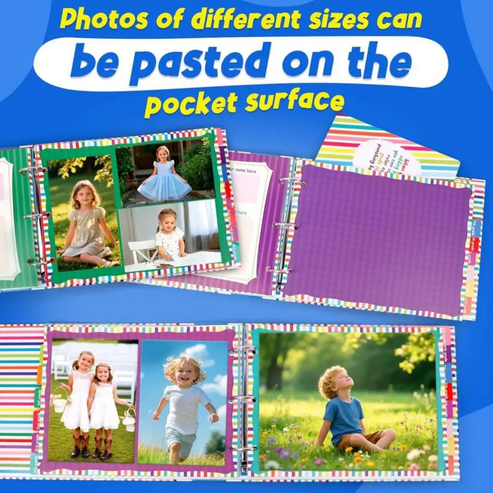 Childhood Milestone Memory Book School Memory Book Scrapbook for Kids Photo Artwork Organizer Album Keepsake for Preschool