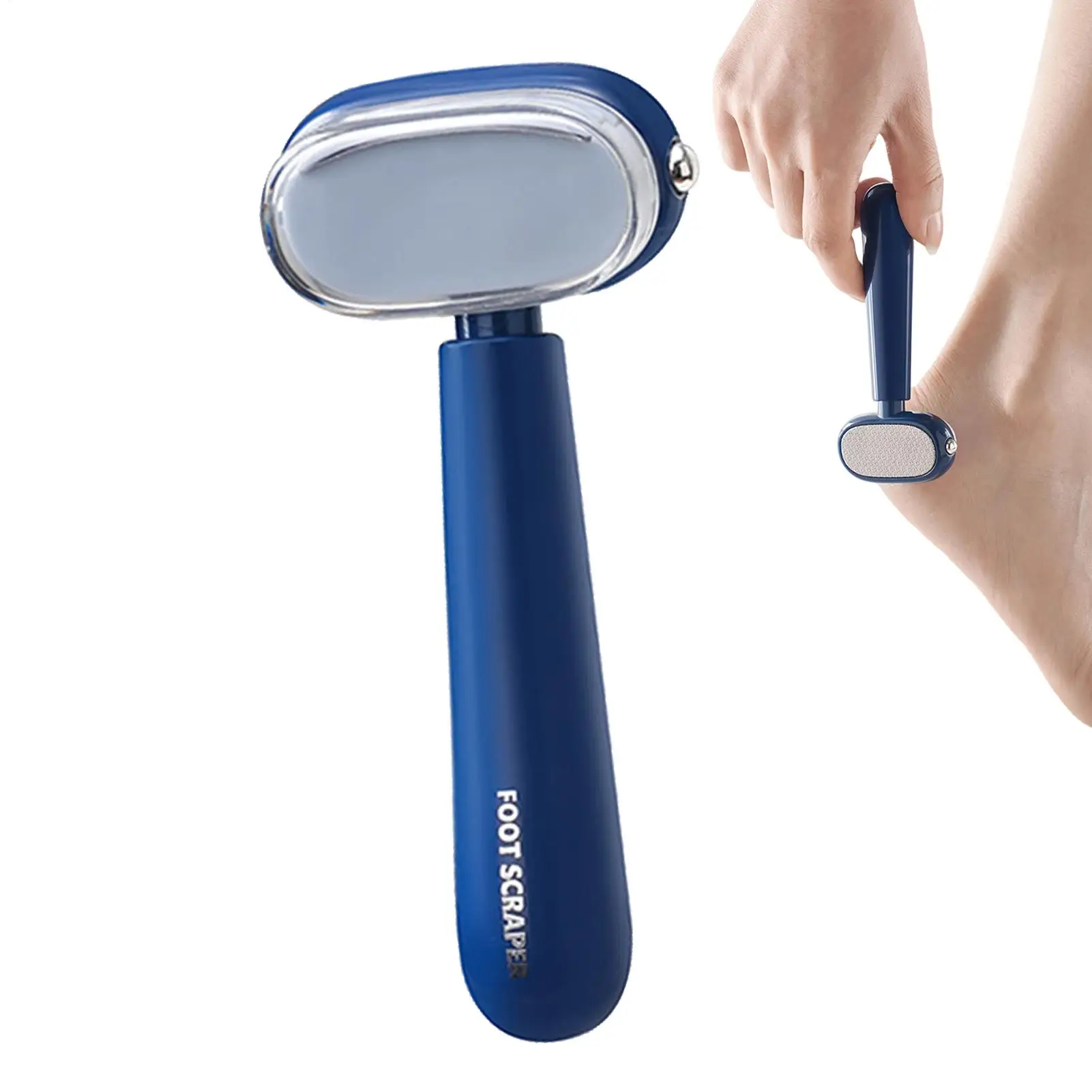 Double Sided Foot Callus Remover Household Pedicure Tool Dead Skin Trimmer Replaceable Blade Exfoliating Tool For Feet Care