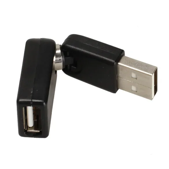 NEW Flexible Swivel Twist Angle 360 Degree Rotating USB 2.0 Adapter